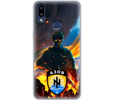 Чохол для Samsung Galaxy A10s (A107) MixCase патріотичні військовий кіборг Азова