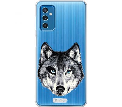 Чохол для Samsung Galaxy M52 (M526) MixCase вовк з блакитними очима