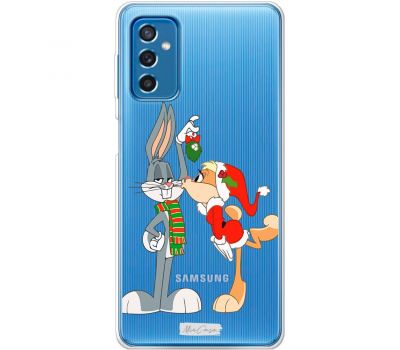 Чохол для Samsung Galaxy M52 (M526) MixCase новий рік зайці