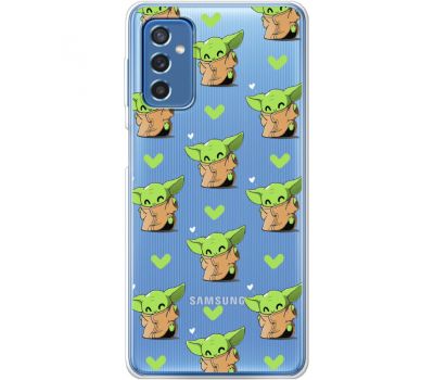 Чохол прозорий Samsung Galaxy M52 (M526) BoxFace Pattern Baby Yoda