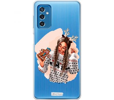 Чохол для Samsung Galaxy M52 (M526) MixCase новий рік дівчина в новорічну ніч