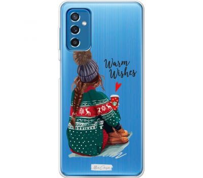 Чохол для Samsung Galaxy M52 (M526) Новий рік MixCase дівчина в теплому одязі