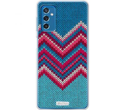 Чохол для Samsung Galaxy M52 (M526) MixCase новий рік в'язаний візерунок