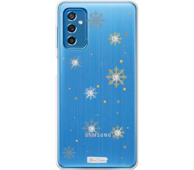 Чохол для Samsung Galaxy M52 (M526) MixCase зі стразами сніжинки