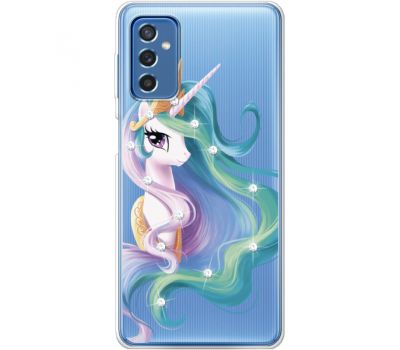Чохол із стразами Samsung Galaxy M52 (M526) Unicorn Queen
