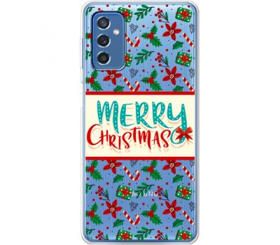 Чохол прозорий Samsung Galaxy M52 (M526) MixCase Vintage Christmas Pattern