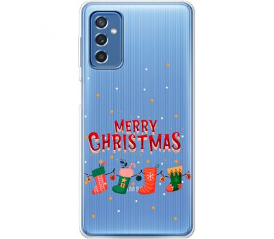 Чохол прозорий Samsung Galaxy M52 (M526) MixCase Merry Christmas