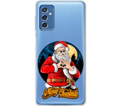 Чохол прозорий Samsung Galaxy M52 (M526) MixCase Cool Santa