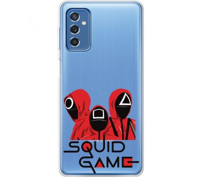 Чохол прозорий Samsung Galaxy M52 (M526) MixCase siquid game люди в червоному
