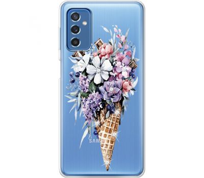 Чохол зі стразами Samsung Galaxy M52 (M526) Ice Cream Flowers