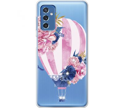 Чохол із стразами Samsung Galaxy M52 (M526) Pink Air Baloon