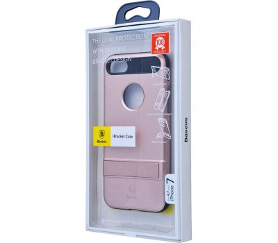 Чохол Baseus iBracket для iPhone 7/8 з підставкою рожевий 3065518