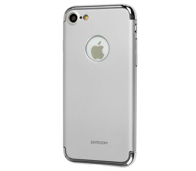 Чохол із захистом 360 Joyroom для iPhone 7/8 матове покриття сріблястий