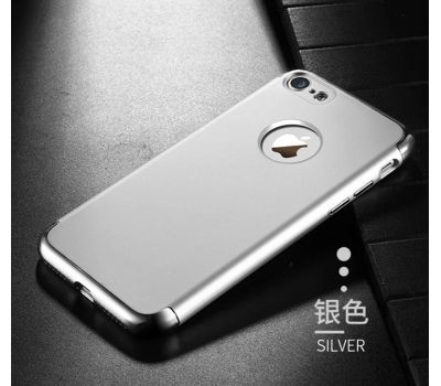 Чохол із захистом 360 Joyroom для iPhone 7/8 матове покриття сріблястий 3065511