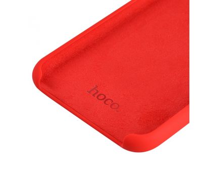 Чохол для iPhone 11 Hoco Silky Soft Touch "червоний" 3065321