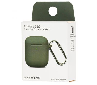 Чохол для AirPods Silicone New "зелений" 3067262