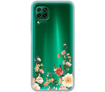 Чохол для Huawei P40 Lite Mixcase квіти квіточки