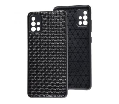 Чохол для Samsung Galaxy A51 (A515) Leather case плетінка