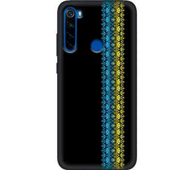 Чохол для Xiaomi Redmi Note 8T MixCase патріотичні синє-жовтий колір вишиванки