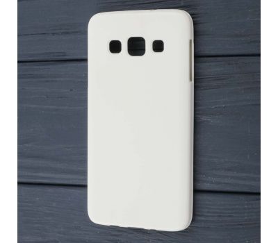 Чохол для Samsung Galaxy A3 (A300) силіконовий білий