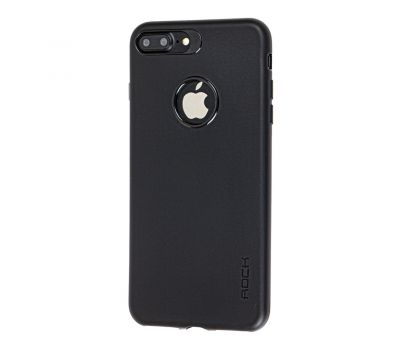 Чохол для iPhone 7 Plus / 8 Plus Rock з Логотипом soft матовий чорний