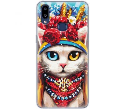 Чохол для Samsung Galaxy A10s (A107) MixCase Новий рік символ кіт патріот