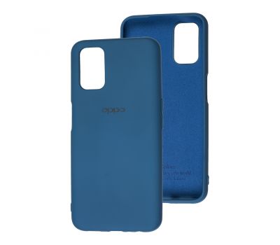 Чохол для Oppo A52/A72/A92 Silicone Full синій/navy blue