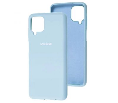 Чохол для Samsung Galaxy A12 (A125) Silicone Full блакитний / lilac blue