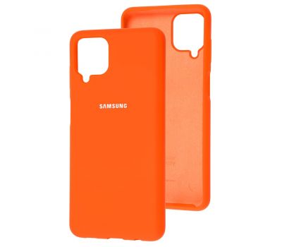 Чохол для Samsung Galaxy A12 (A125) Silicone Full помаранчевий