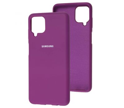 Чохол для Samsung Galaxy A12 (A125) Silicone Full фіолетовий / grape