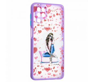 Чохол для Samsung Galaxy A12 (A125) Wave Cartoon heart overload