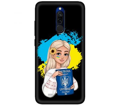 Чохол для Xiaomi Redmi 8 MixCase патріотичні паспорт українки