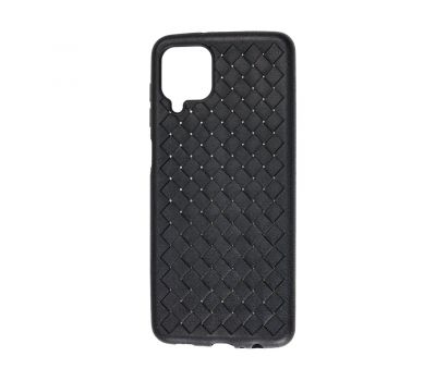 Чохол для Samsung Galaxy A12 (A125) Weaving case чорний
