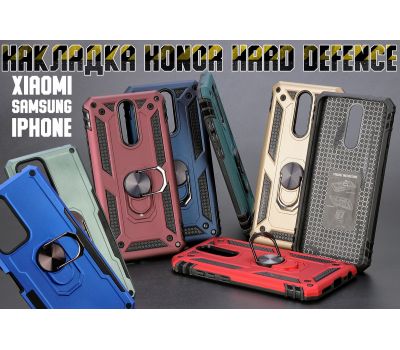 Чохол для Samsung Galaxy A22/M22/M32 Honor Hard Defence темно-синій 3075331