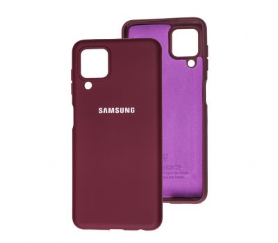 Чохол для Samsung Galaxy A22 (A225) Silicone Full бордовий / marsala