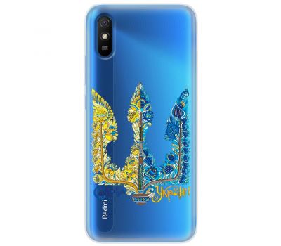 Чохол для Xiaomi Redmi 9A MixCase патріотичні герб із колосками