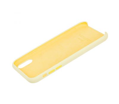 Чохол Silicone для iPhone Xr Premium case м'який жовтий 3077167