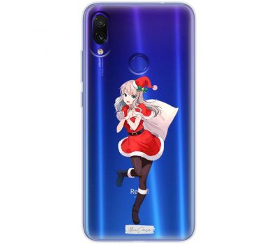 Чохол для Xiaomi Redmi Note 7 MixСase новий рік аніме снігуронька