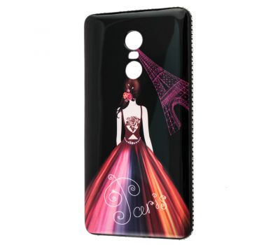 Чохол для Xiaomi Redmi Note 4x / Note 4 Magic Girl чорний "Париж"
