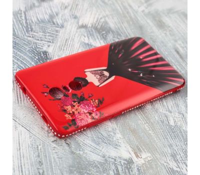 Чохол для Xiaomi Redmi 4x / Note 4 Magic Girl червоний "квіти" 308775