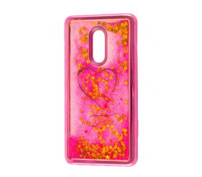 Чохол для Xiaomi Redmi Note 4x Beckberg Aqua Series "Серце" рожевий
