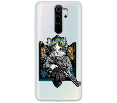 Чохол для Xiaomi Redmi Note 8 Pro MixCase патріотичні кіт захисник