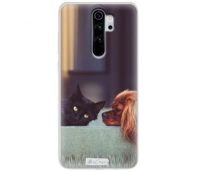 Чохол для Xiaomi Redmi Note 8 Pro MixCase тварини кіт та собака