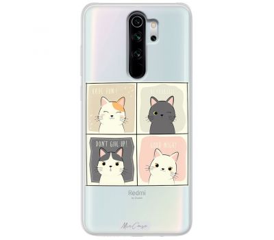 Чохол для Xiaomi Redmi Note 8 Pro MixCase тварини грайливі кошенята