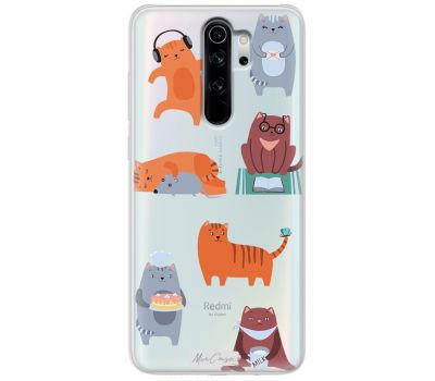 Чохол для Xiaomi Redmi Note 8 Pro MixCase тварини кіт в образі