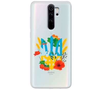 Чохол для Xiaomi Redmi Note 8 Pro MixCase патріотичні герб у квітах