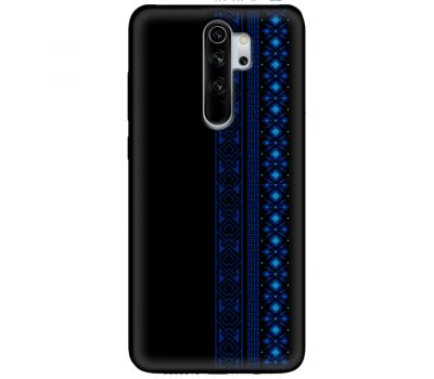 Чохол для Xiaomi Redmi Note 8 Pro MixCase синій колір вишиванки