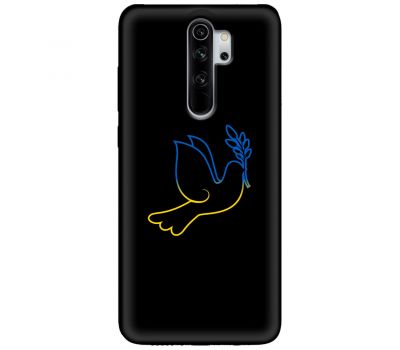 Чохол для Xiaomi Redmi Note 8 Pro MixCase патріотичні блакитно-жовтий голуб