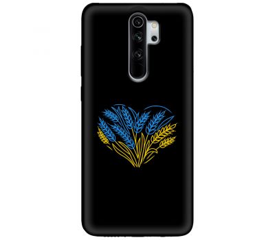 Чохол для Xiaomi Redmi Note 8 Pro MixCase патріотичні синьо-жовта пшениця