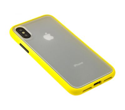 Чохол для iPhone X/Xs "LikGus Maxshield" жовтий 3082411